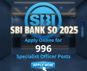 SBI Bank SO Recruitment